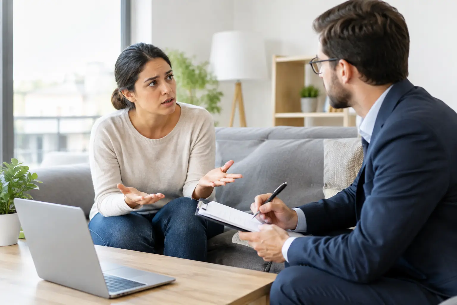 How to handle tenant complaints - property manager reviewing maintenance requests