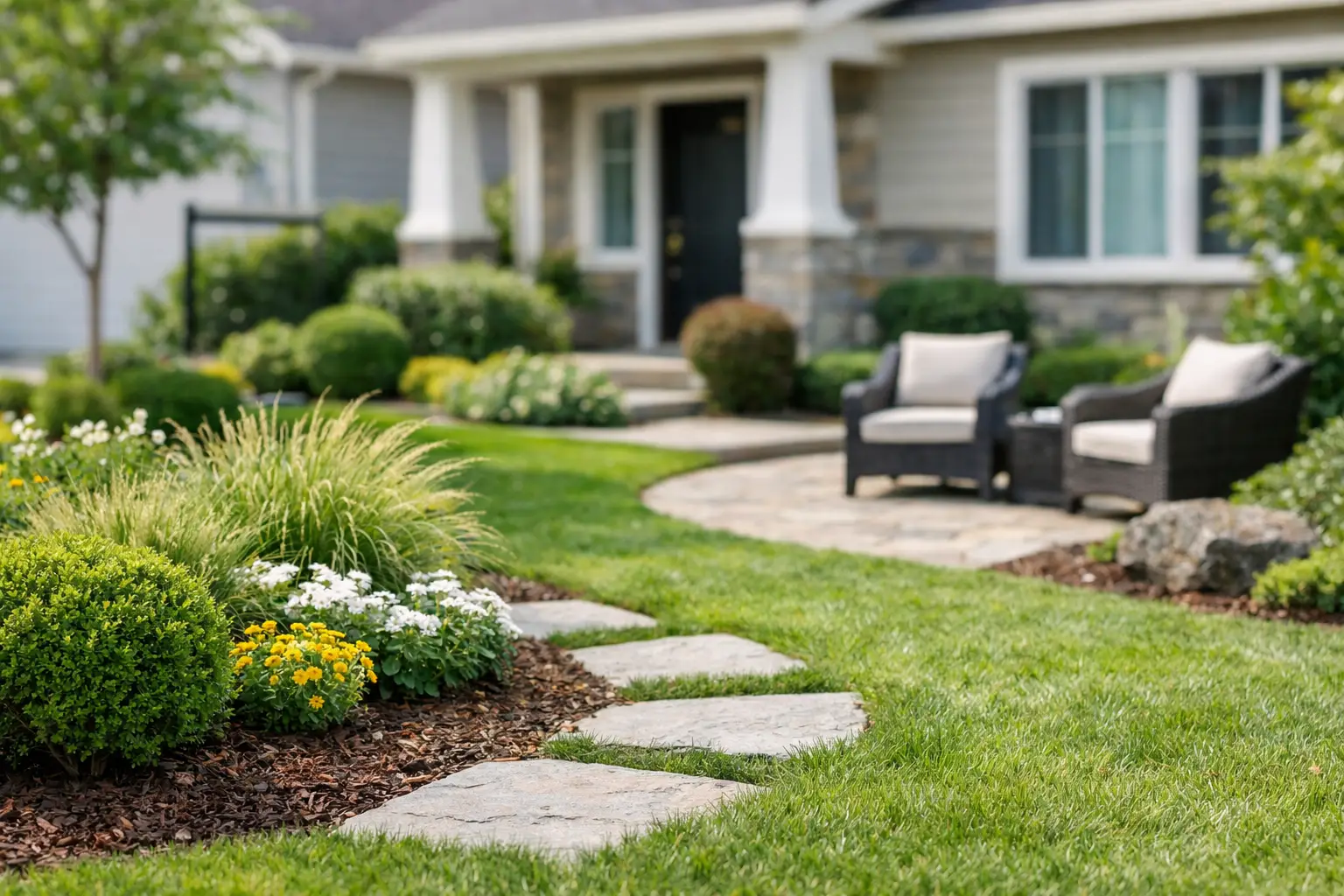 Landscaping for rental properties - maintaining curb appeal and exterior yard care at a Florida rental home