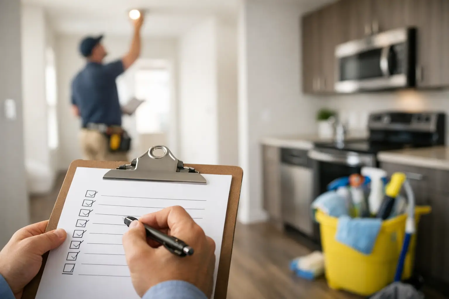 Make ready inspection checklist - documenting a vacant rental unit before turnover repairs begin