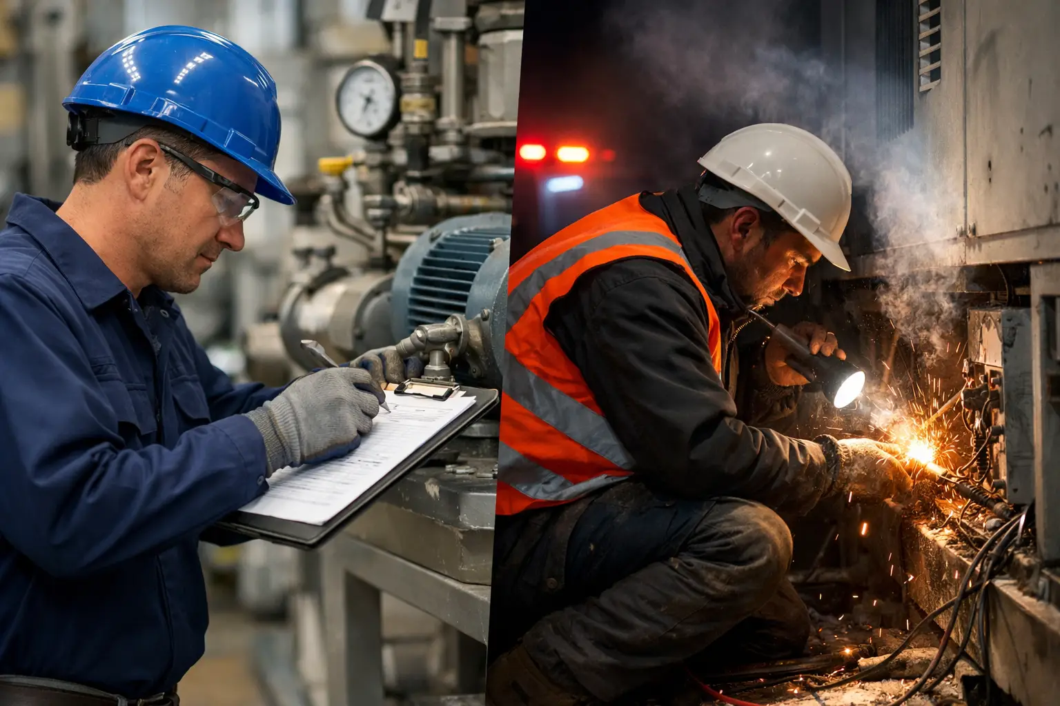 Preventive maintenance versus emergency repairs - property owner reviewing a maintenance schedule