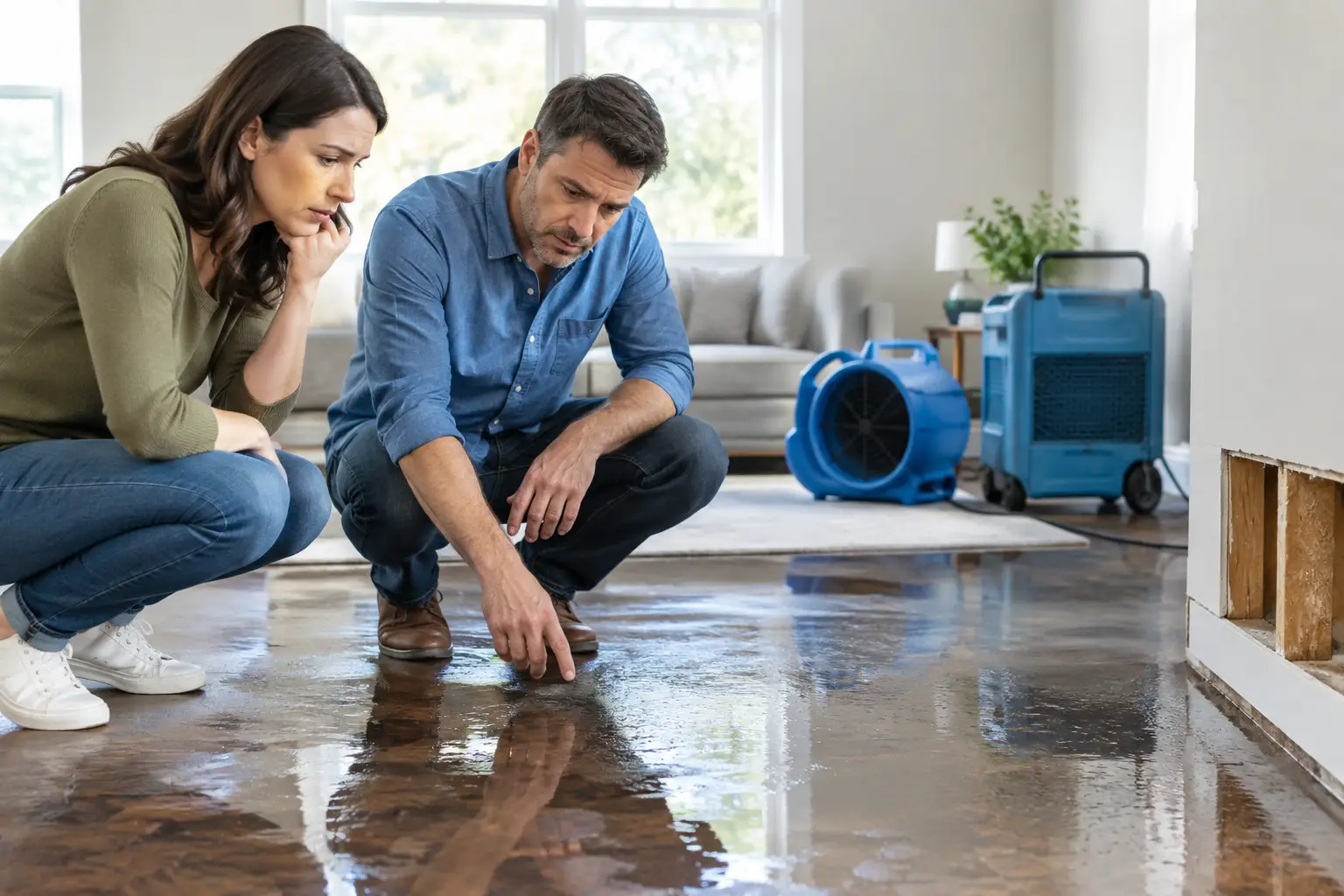 Water damage recovery - protecting property after water intrusion