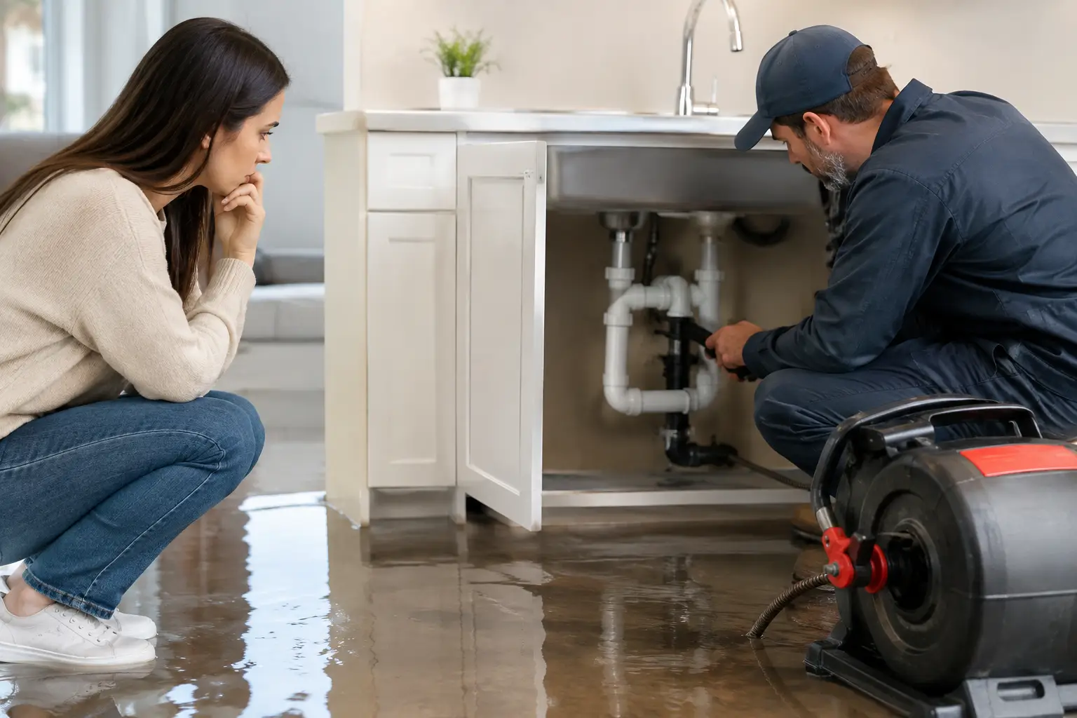 Sewer backup at rental property - determining who pays for plumbing repairs